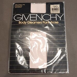 Givenchy Vintage Silver Fox Body Gleamers Pantyhose
